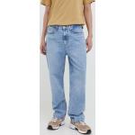Pánske Straight Fit jeans Tommy Hilfiger TOMMY JEANS modrej farby v skate štýle z bavlny so šírkou 34 s dĺžkou 32 