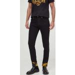 Pánske Straight Fit jeans Versace Jeans čiernej farby regular z bavlny 