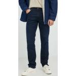 Pánske Straight Fit jeans WRANGLER Greensboro tmavo modrej farby regular z bavlny so šírkou 31 s dĺžkou 32 v zľave 