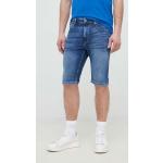 Pánske Riflové šortky Pepe Jeans modrej farby z bavlny 