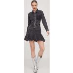 Dámske Mini šaty BIO sivej farby z bavlny vo veľkosti XS udržateľná móda 