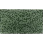 Rohože artsy doormats zelenej farby s leopardím vzorom s motívom: Leopard v zľave 
