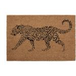 Rohože premier housewares hnedej farby s leopardím vzorom z kokosového vlákna s motívom: Leopard 