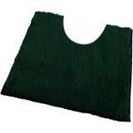 Kúpeľňové predložky Routner tmavo zelenej farby z bavlny s priemerom 60 cm 