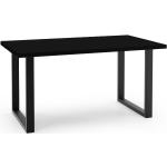 Jedálenské stoly čiernej farby obdĺžnikové rozkladacie 