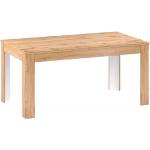 Jedálenské stoly Kondela hnedej farby v retro štýle z dubového dreva rozkladacie 8 ks balenie 