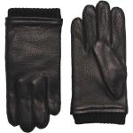 Pánske Kožené rukavice Gant čiernej farby v elegantnom štýle 