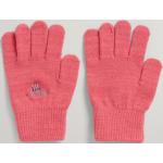 Dievčenské Detské rukavice Gant ružovej farby 