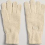 Dámske Pletené rukavice Gant bielej farby 
