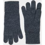 Dámske Pletené rukavice Gant sivej farby v minimalistickom štýle 