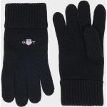 Pánske Pletené rukavice Gant Shield čiernej farby 