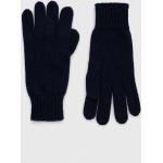 Dámske Pletené rukavice MAX MARA tmavo modrej farby 
