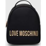Dámske Designer Batohy do mesta Moschino Love Moschino čiernej farby z polyuretánu Vegan 