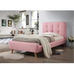 Detské postele ružovej farby v secesnom štýle s úložným priestorom 
