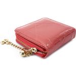 Dámske Malé peňaženky ružovej farby v modernom štýle na zips v zľave 