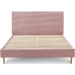 Dvojlôžkové postele ružovej farby v modernom štýle z menčestru 