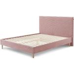 Dvojlôžkové postele ružovej farby v modernom štýle z menčestru 