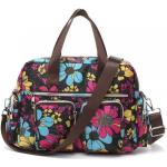 Pánske Cestovné tašky ružovej farby s kvetinovým vzorom z polyesteru v zľave 