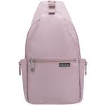 Školské batohy ružovej farby z polyesteru na zips objem 5 l 