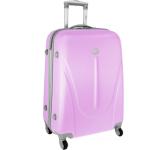 Pánske Malé cestovné kufre ružovej farby z plastu integrovaný zámok v zľave 
