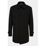 Pánske Kabáty s.Oliver čiernej farby zo syntetiky vo veľkosti L na zimu 
