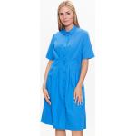 Dámske Denné šaty s.Oliver modrej farby z bavlny v zľave 