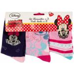 Detské ponožky DISNEY ružovej farby s motívom Duckburg / Mickey Mouse & Friends Minnie Mouse 3 ks balenie s motívom: Myš 