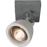 Bodové svietidlá Qazqa sivej farby z betónu stmievateľné 4 ks balenie v zľave kompatibilné s GU10 