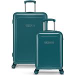 Veľké cestovné kufre SUITSUIT modrej farby integrovaný zámok objem 81 l Vegan 
