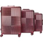Veľké cestovné kufre Pierre Cardin červenej farby v biznis štýle 