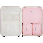 Cestovné kufre SUITSUIT ružovej farby na zips 