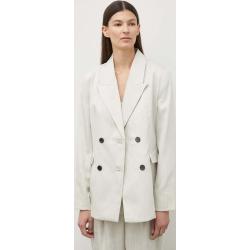 Sako Bruuns Bazaar PinBBTonya blazer šedá farba, dvojradová, vzorovaná, BBW3833
