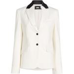 Dámske Designer Na ples Karl Lagerfeld bielej farby v elegantnom štýle s vyšívaným vzorom vo veľkosti XL 