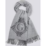 Dámske Zimné Doplnky Gant sivej farby v elegantnom štýle z vlny so strapcami 