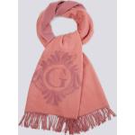 Dámske Zimné Doplnky Gant ružovej farby v elegantnom štýle z vlny so strapcami 