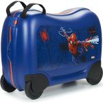 Detské Cestovné kufre Sammies modrej farby zo syntetiky s motívom Spiderman 