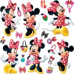Samolepky na stenu v elegantnom štýle z polyvinylchloridu s motívom Duckburg / Mickey Mouse & Friends Minnie Mouse s motívom: Myš v zľave 
