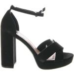 Dámske Kožené sandále About You čiernej farby v elegantnom štýle v zľave na leto 