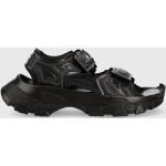 Dámske Sandále na platforme adidas Adidas by Stella McCartney čiernej farby zo syntetiky vo veľkosti 36,5 na leto 
