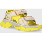 Dámske Sandále na platforme adidas Adidas by Stella McCartney žltej farby z tkaniny vo veľkosti 39 na leto 