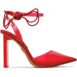 Dámske Spoločenské sandále Aldo červenej farby v elegantnom štýle vo veľkosti 35 v zľave na leto 