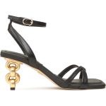 Dámske Spoločenské sandále Aldo čiernej farby v elegantnom štýle vo veľkosti 38 v zľave na leto 