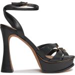 Dámske Spoločenské sandále Aldo čiernej farby v elegantnom štýle vo veľkosti 39 na leto 