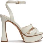 Dámske Spoločenské sandále Aldo bielej farby v elegantnom štýle vo veľkosti 41 na leto 