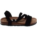Dámske Kožené sandále Answear čiernej farby v zľave 