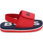 Pánske Designer Sandále HUGO BOSS BOSS červenej farby na leto 