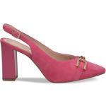 Dámske Kožené sandále Caprice ružovej farby v zľave na leto 