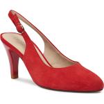 Dámske Spoločenské sandále Caprice červenej farby v elegantnom štýle vo veľkosti 39 na leto 