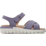 Dámske Kožené sandále Caprice fialovej farby vo veľkosti 36 s motívom Lavender v zľave na leto 