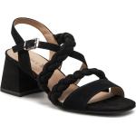 Dámske Kožené sandále Caprice čiernej farby vo veľkosti 36 na leto 